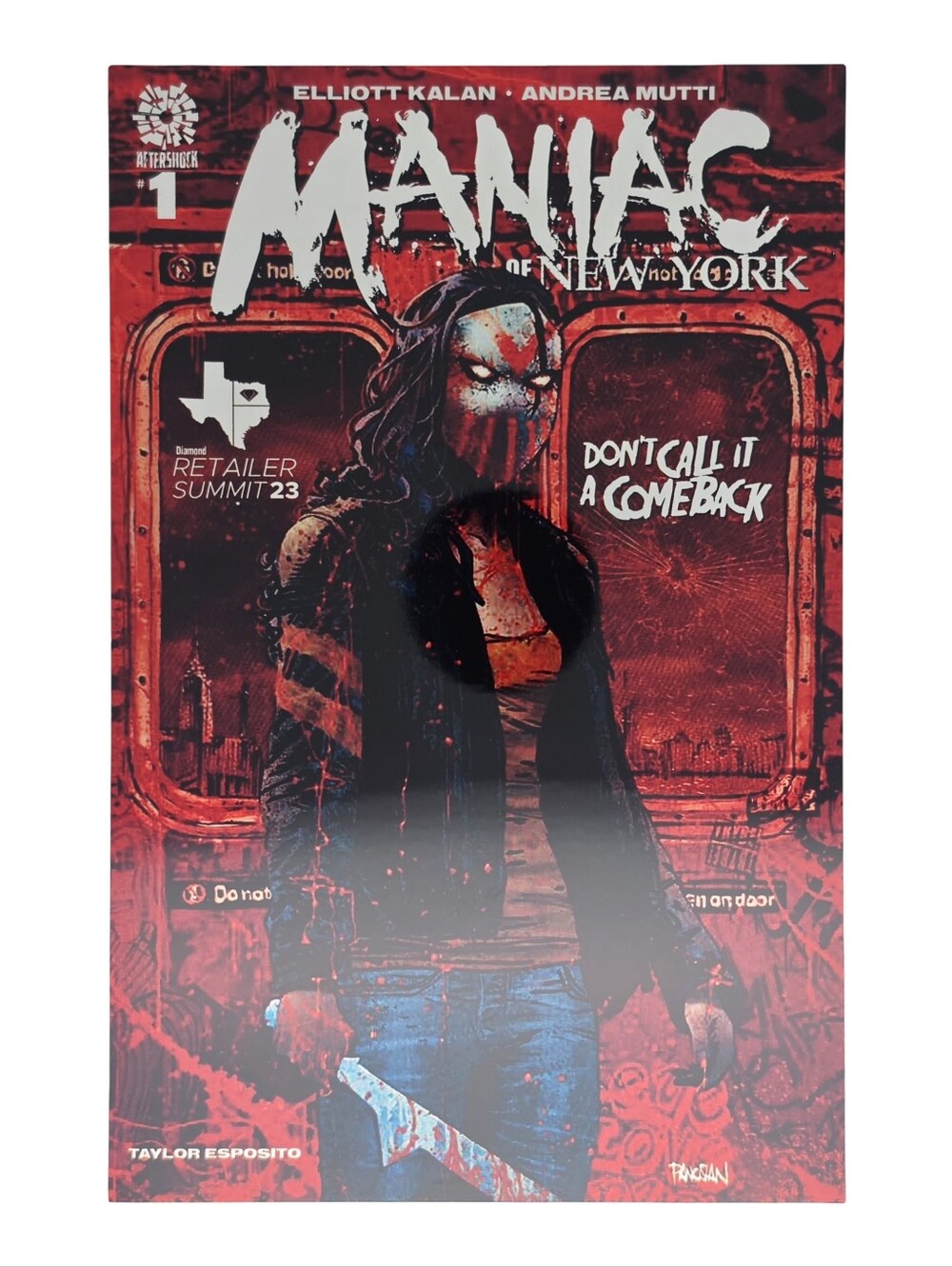 Maniac Of New York #1 Diamond Retailer Summit Exclusive Metal Cover Aftershock